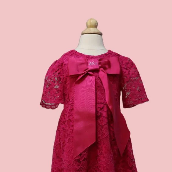 Agahta Ruiz de La Prada Dresses | Agahta Ruiz de La Prada Fuscia Lace Dress Nwt | Color: Pink | Size: 4g | Agathaprada's Closet